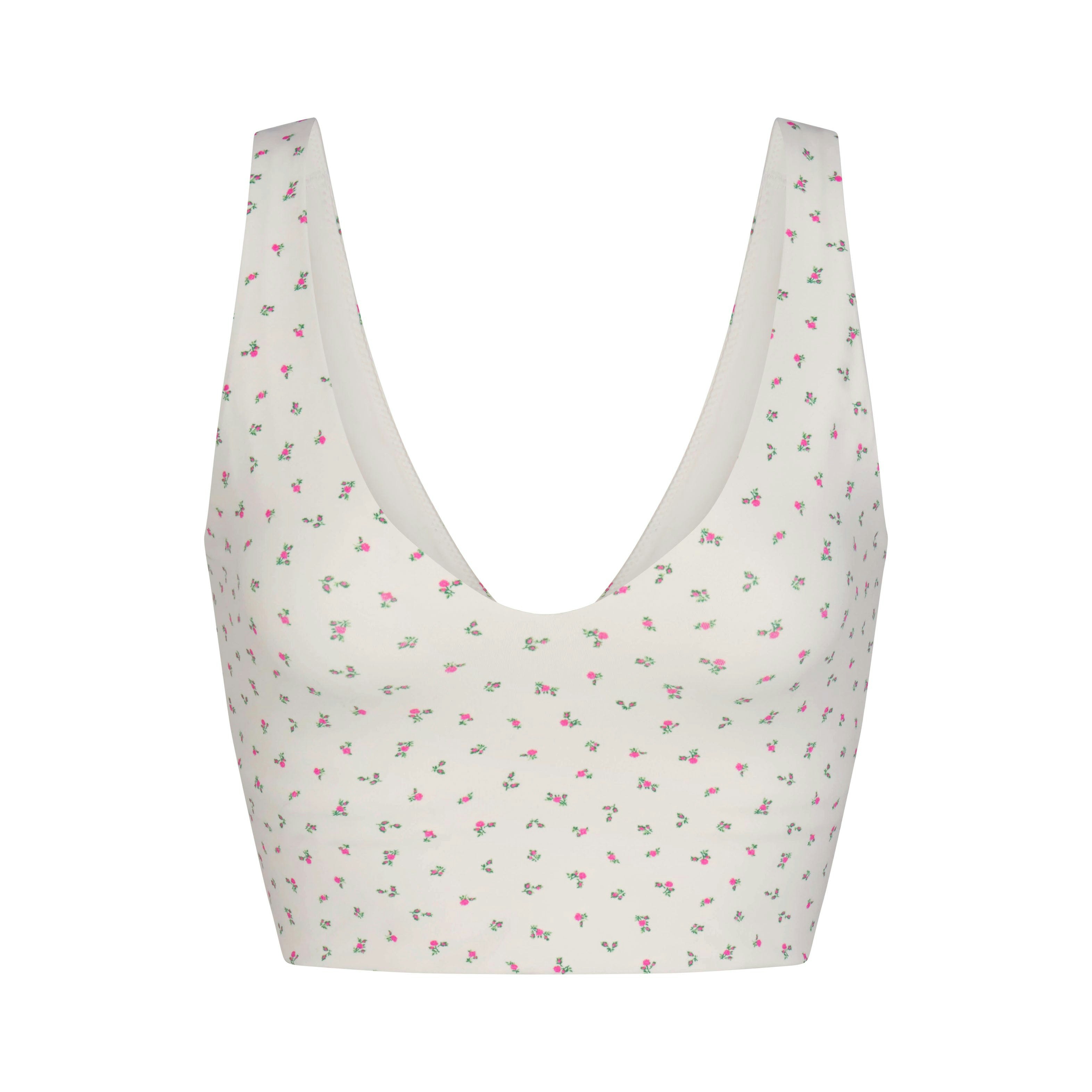 NikeSKIMS MATTE V-NECK BRA TOP - DITSY FLORAL PRINT - image 5