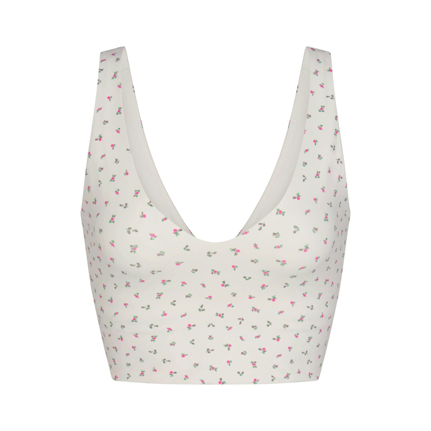 NikeSKIMS MATTE V-NECK BRA TOP - DITSY FLORAL PRINT - image 5