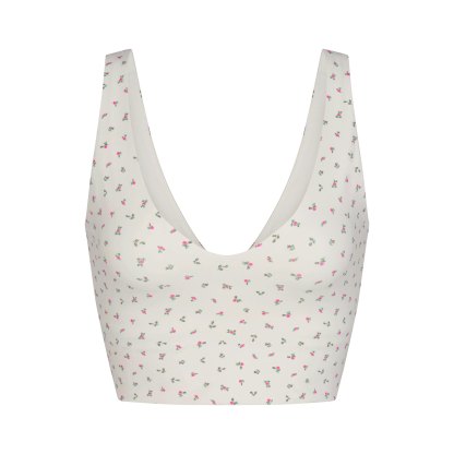 NikeSKIMS MATTE V-NECK BRA TOP - DITSY FLORAL PRINT - image 5