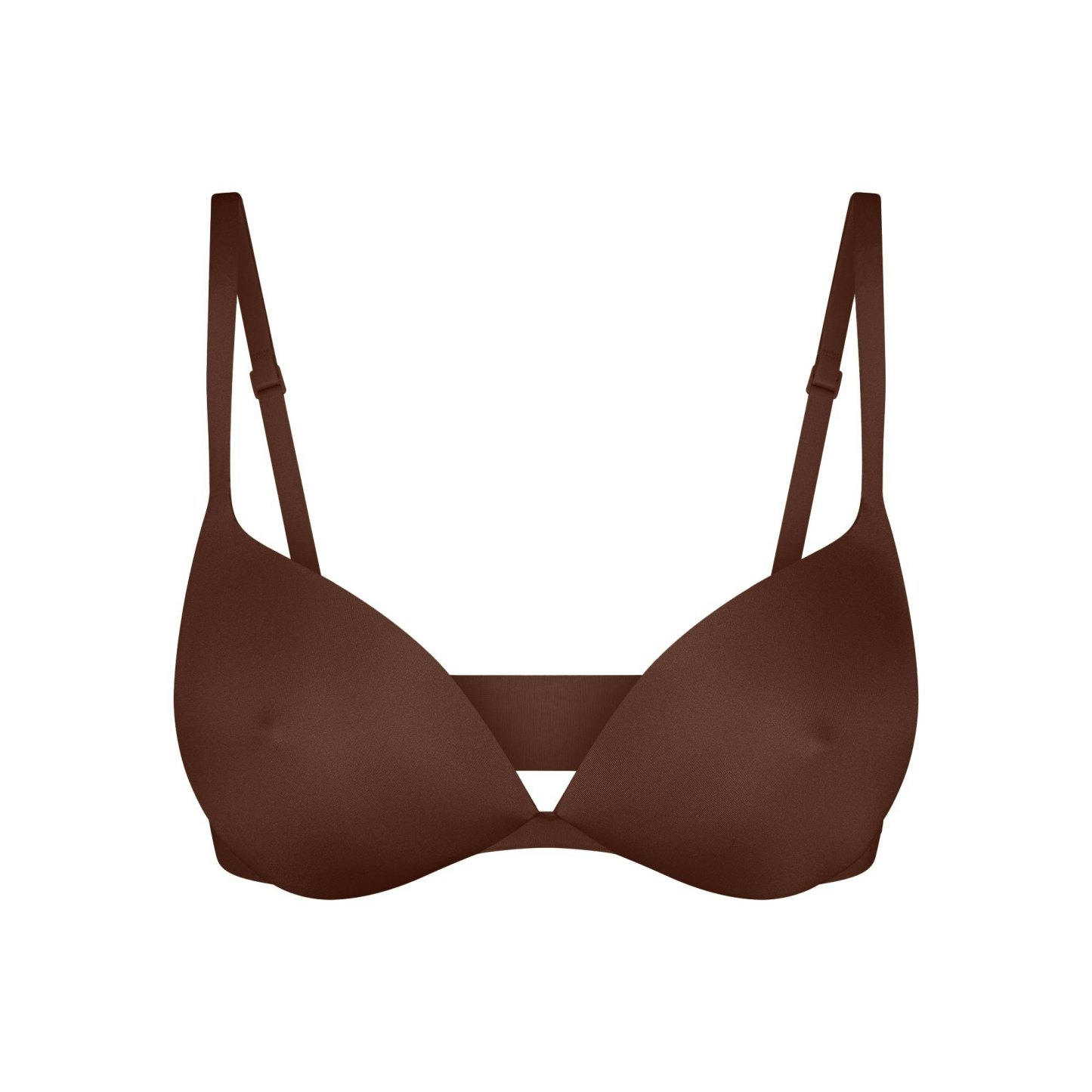 SKIMS ULTIMATE NIPPLE WIRELESS PUSH-UP BRA - COCOA - image 26