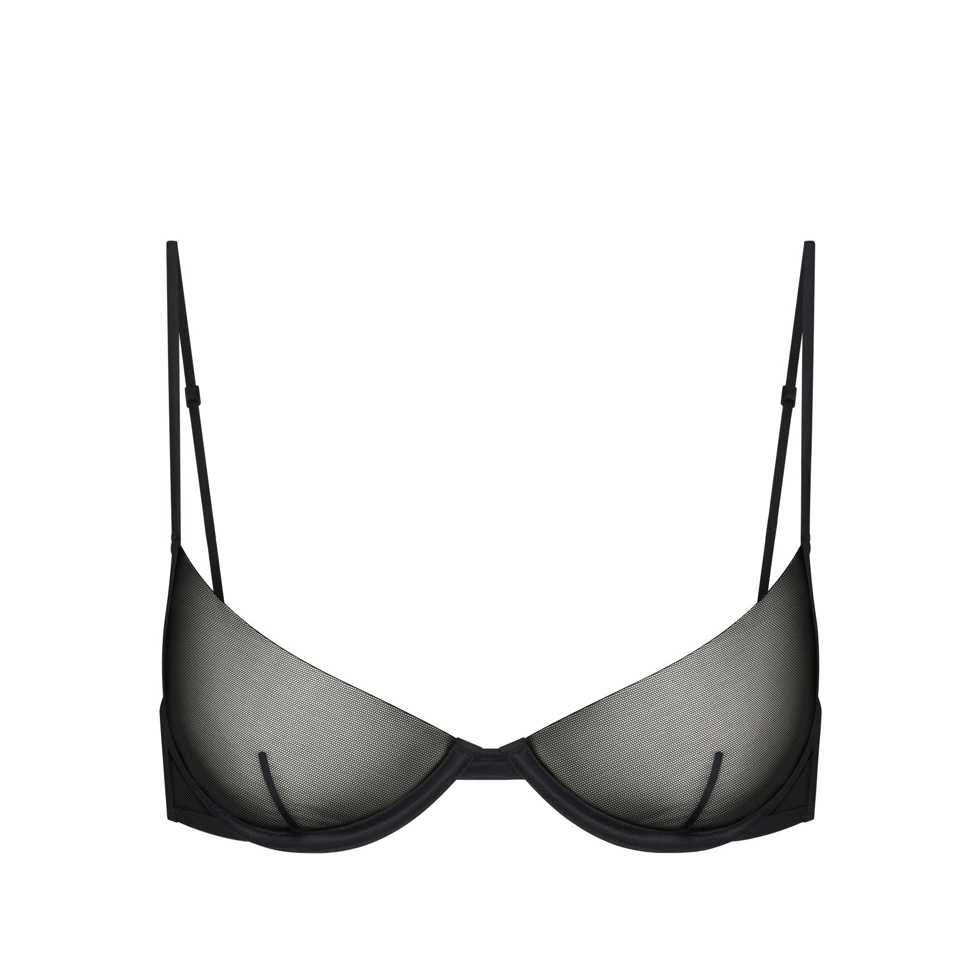INVISIBLE PLUNGE BRA - OBSIDIAN - image 5