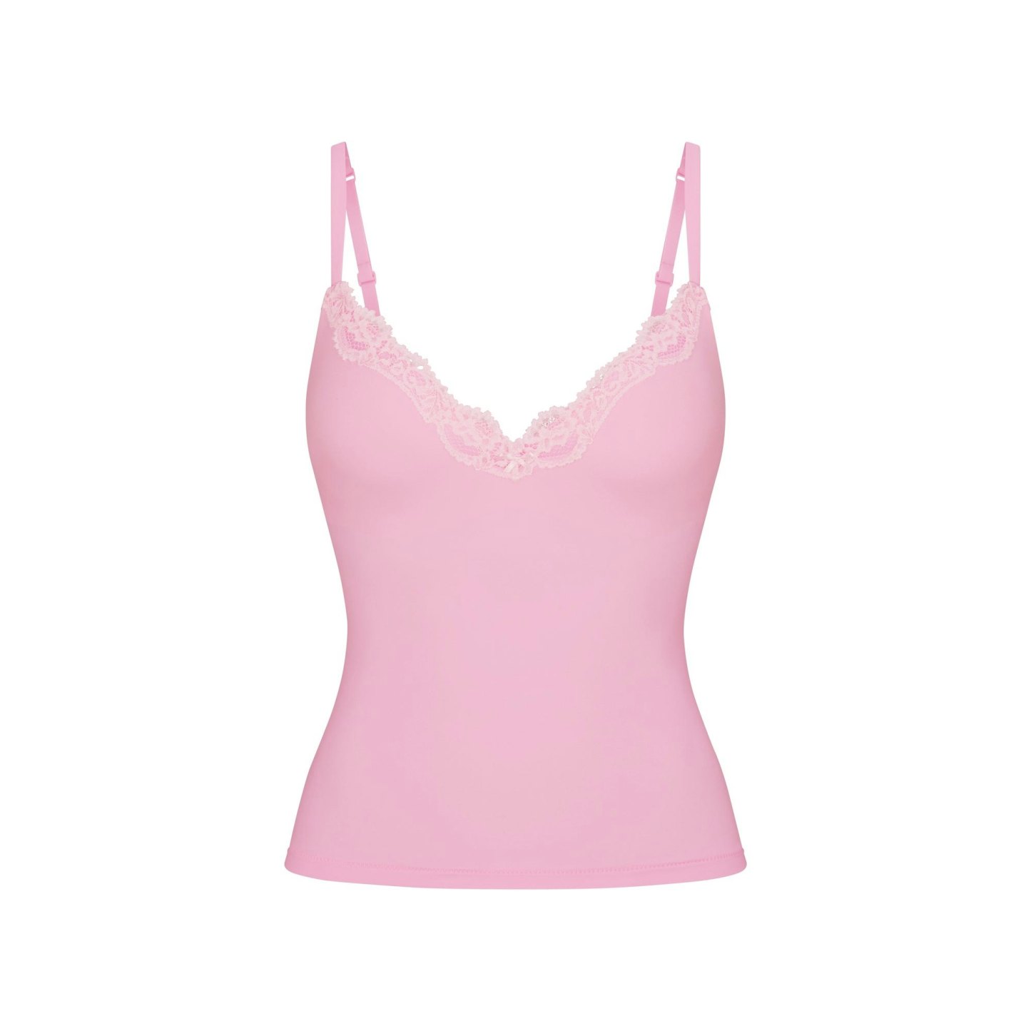 FITS EVERYBODY LACE PUSH-UP CAMI - BUBBLE GUM TONAL - image 5