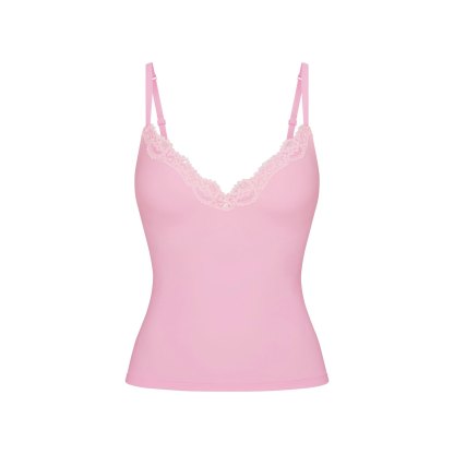 FITS EVERYBODY LACE PUSH-UP CAMI - BUBBLE GUM TONAL - image 5