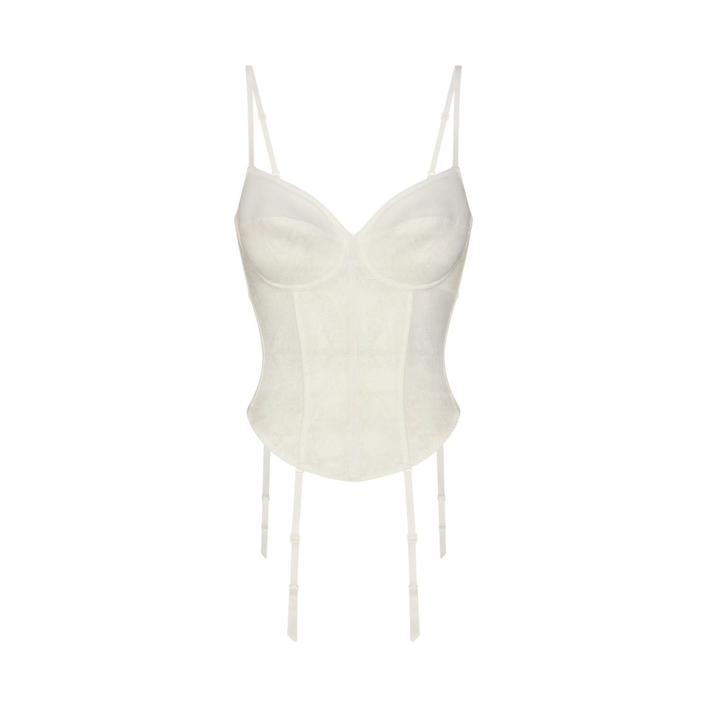 LACE SHAPEWEAR CORSET - IVORY