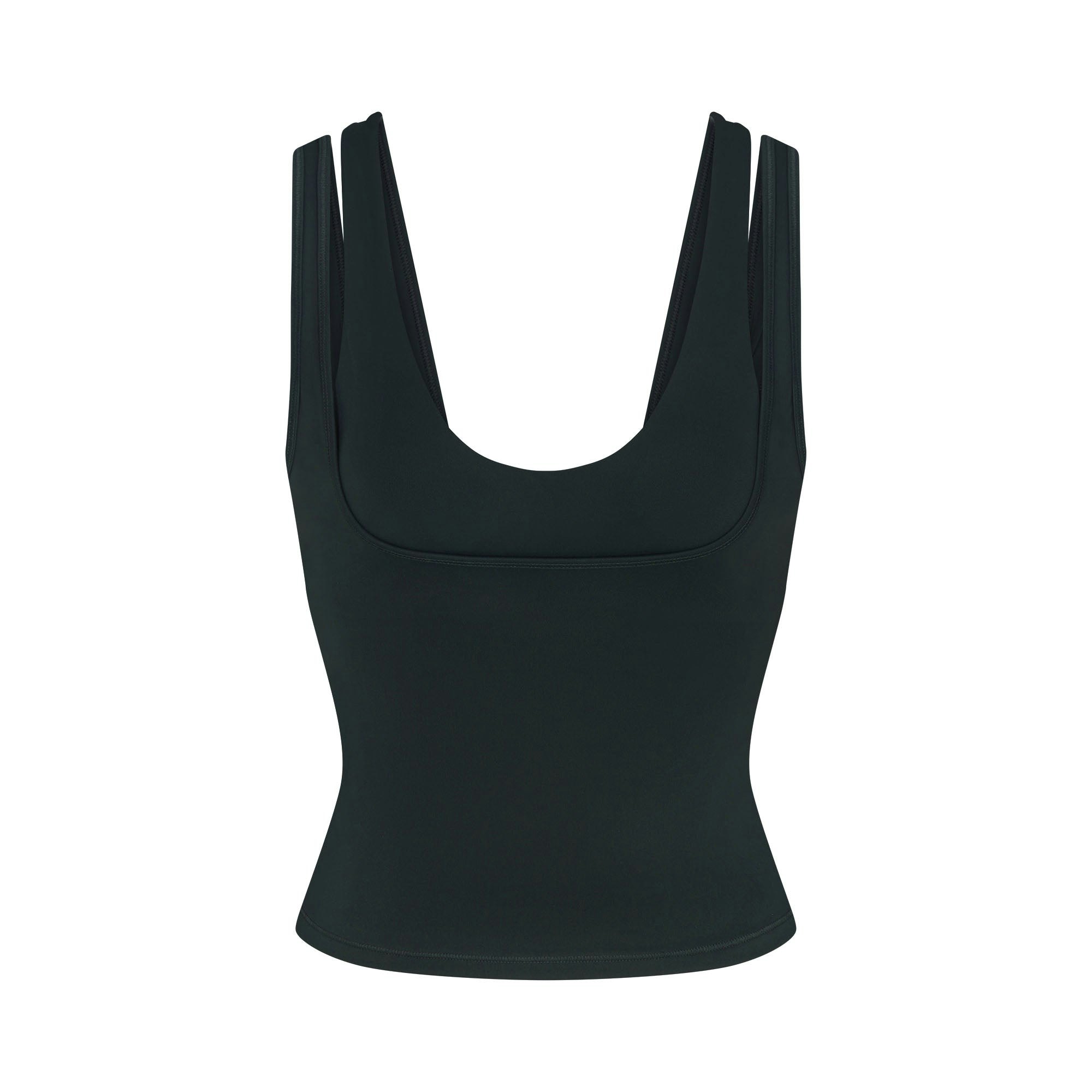 NikeSKIMS MATTE DOUBLE STRAP SCOOP TANK - DARK TEAL - image 19