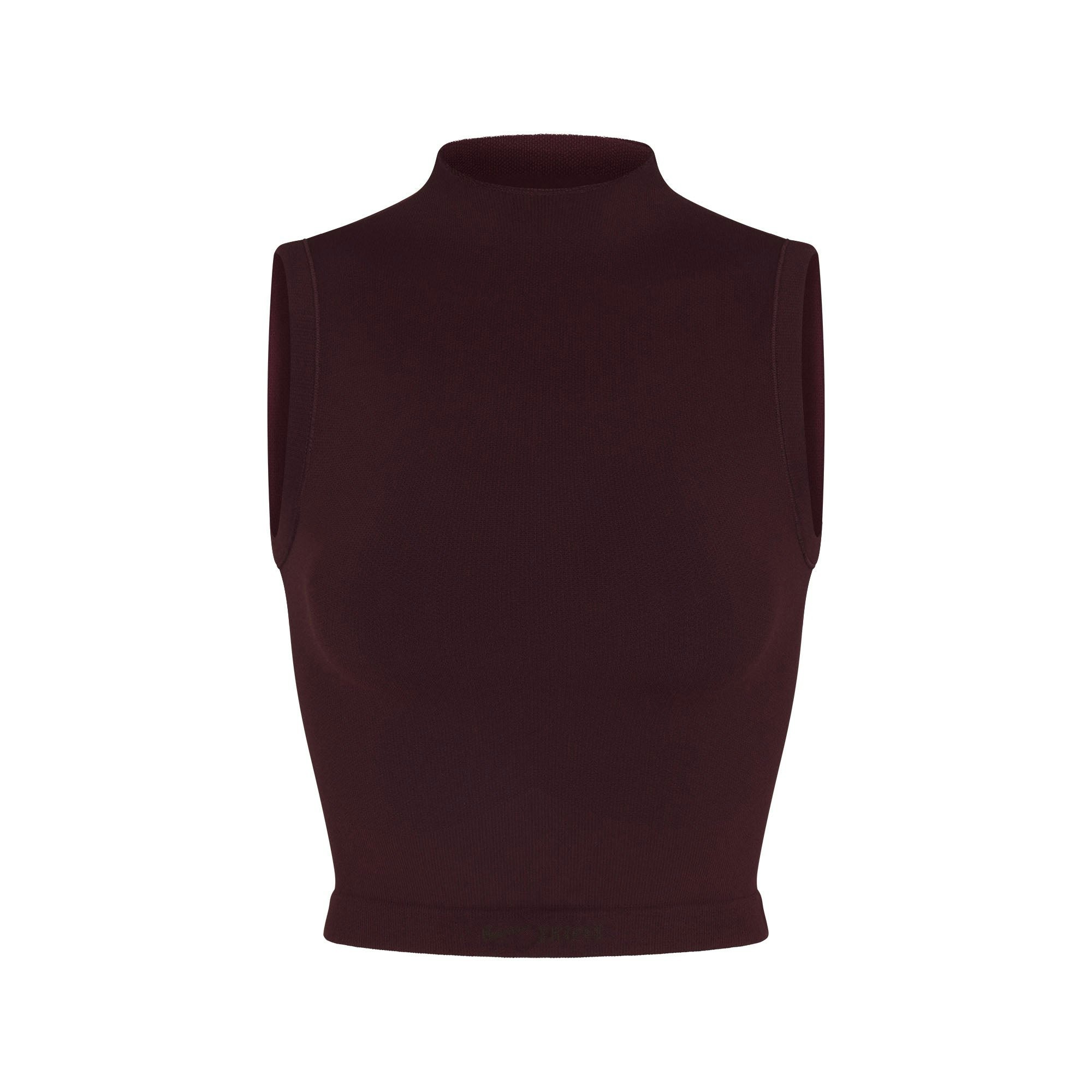 NikeSKIMS VINTAGE SEAMLESS MOCK NECK BRA TOP - CURRANT - image 40