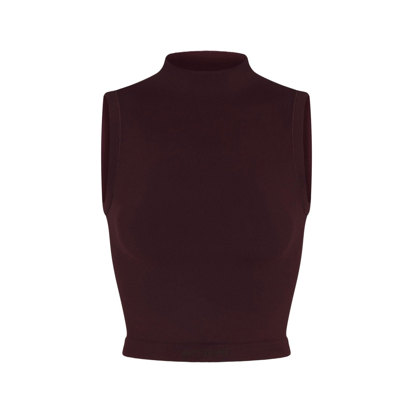 NikeSKIMS VINTAGE SEAMLESS MOCK NECK BRA TOP - CURRANT - image 40