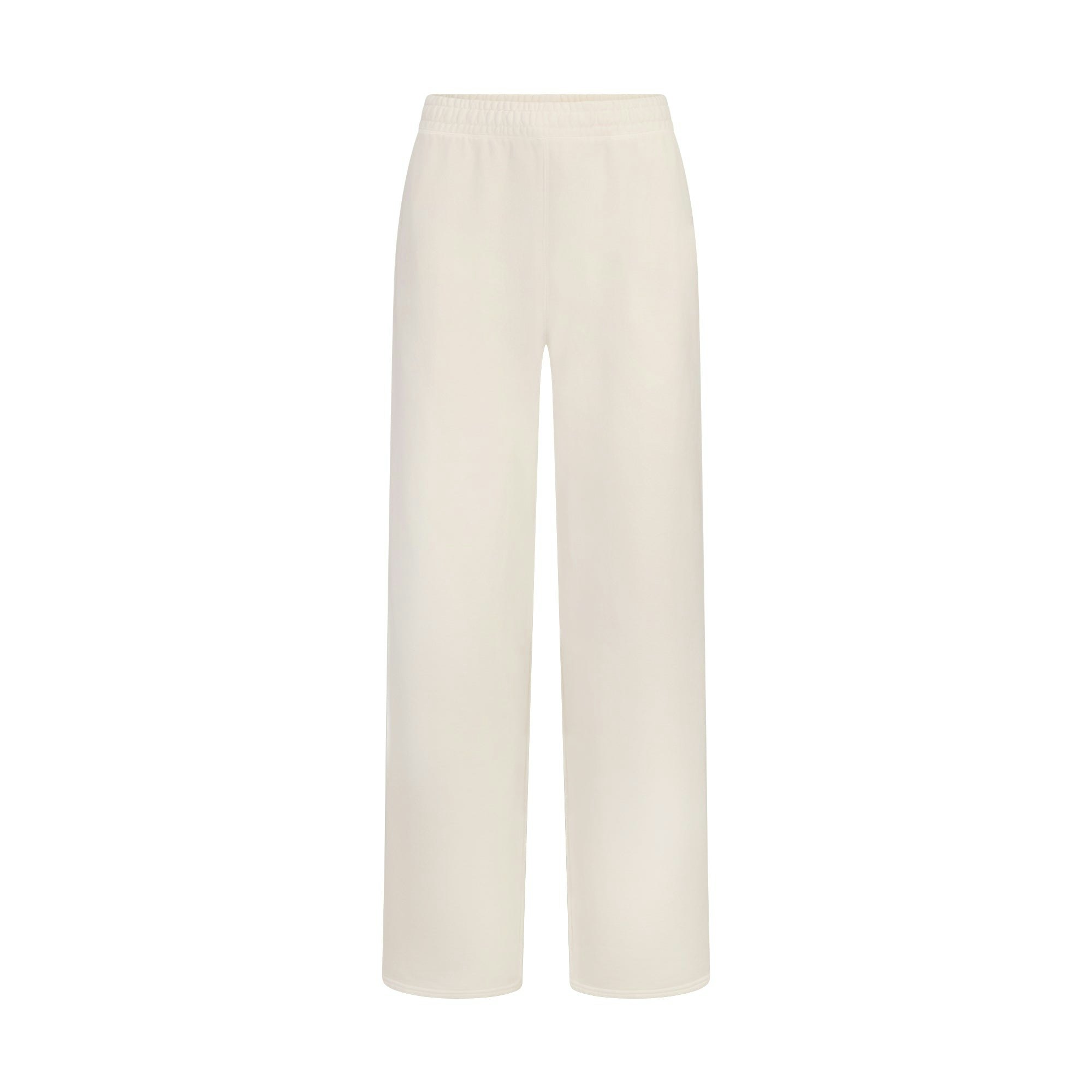 FRENCH TERRY STRAIGHT LEG PANT - ECRU - image 11