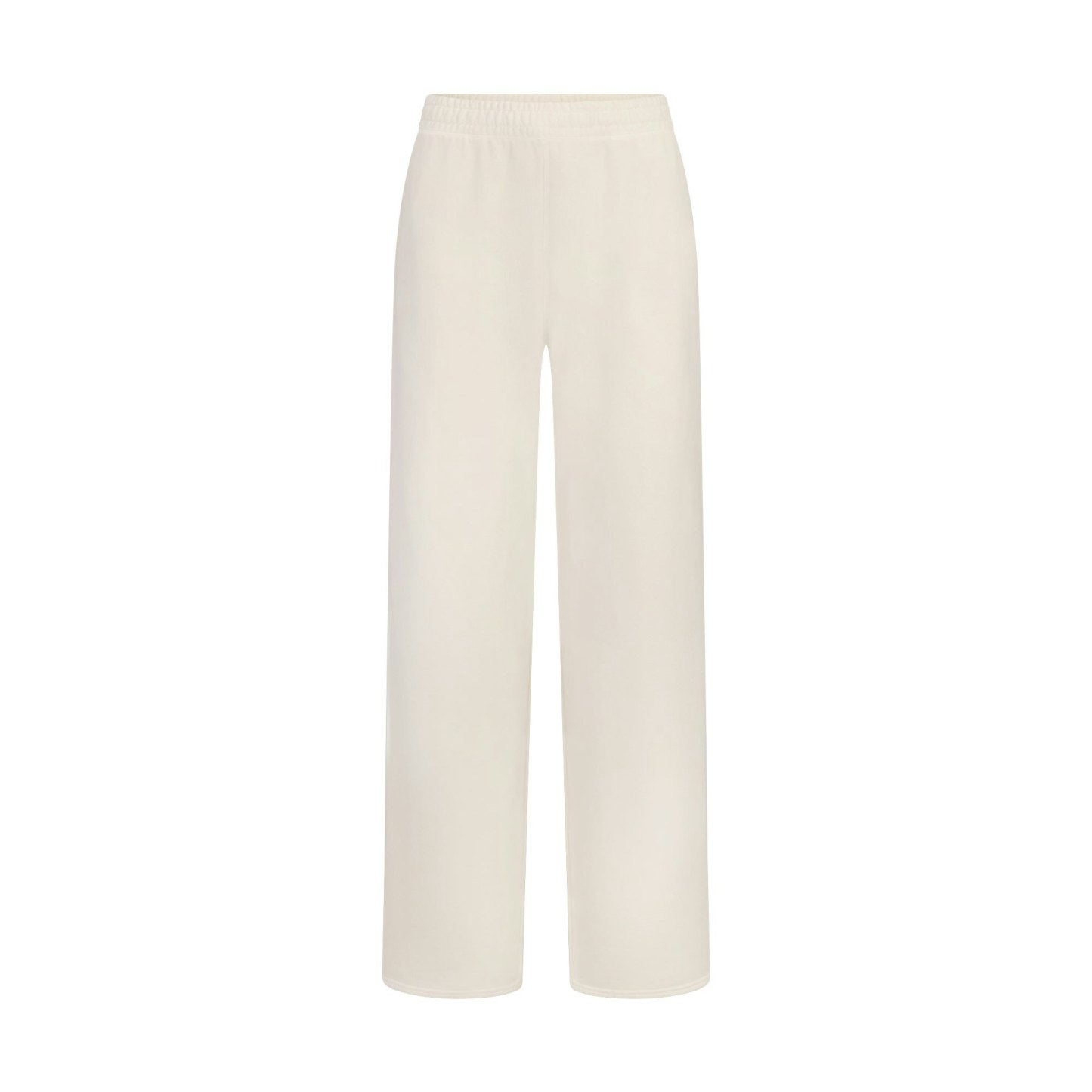 FRENCH TERRY STRAIGHT LEG PANT - ECRU - image 11