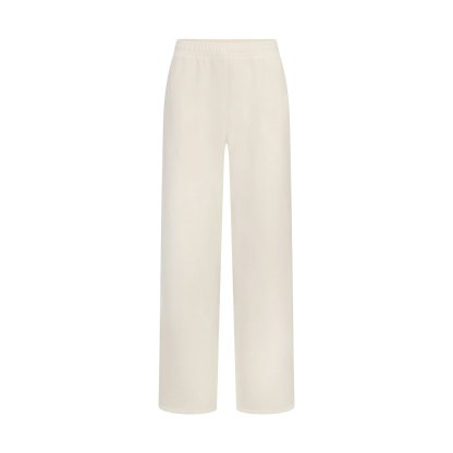 FRENCH TERRY STRAIGHT LEG PANT - ECRU - image 11