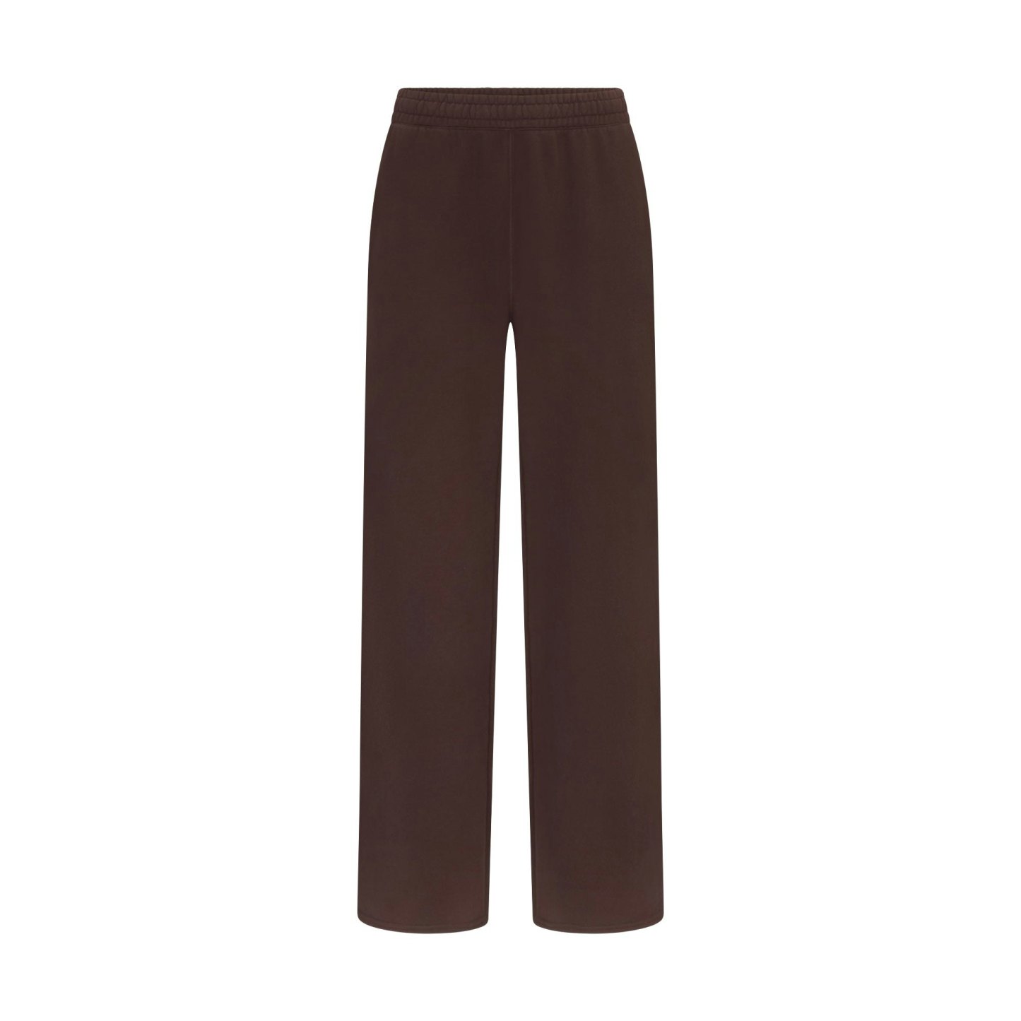 FRENCH TERRY STRAIGHT LEG PANT - ESPRESSO - image 6