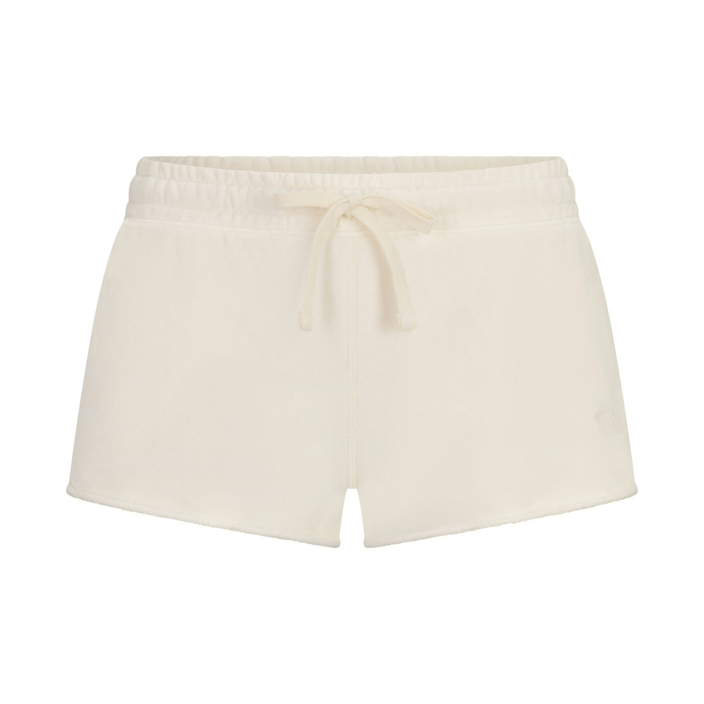 FRENCH TERRY RAW EDGE SHORT - ECRU - image 11
