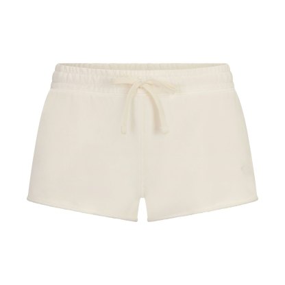 FRENCH TERRY RAW EDGE SHORT - ECRU - image 11
