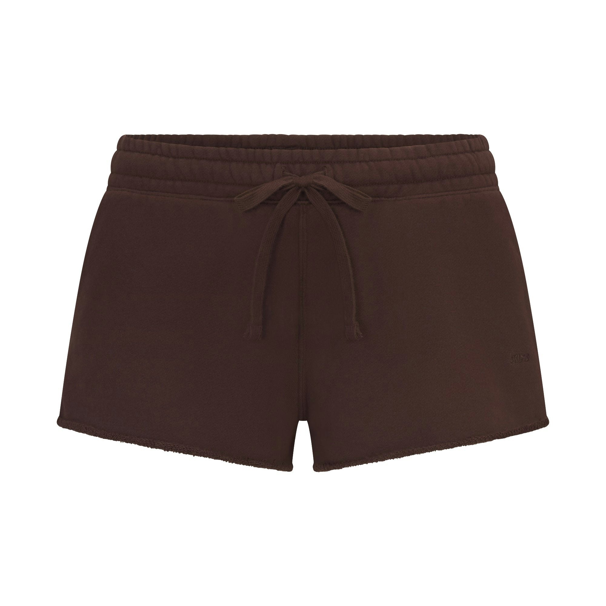 FRENCH TERRY RAW EDGE SHORT - ESPRESSO - image 17