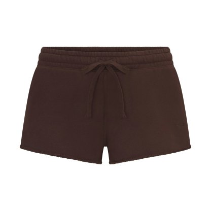 FRENCH TERRY RAW EDGE SHORT - ESPRESSO - image 17