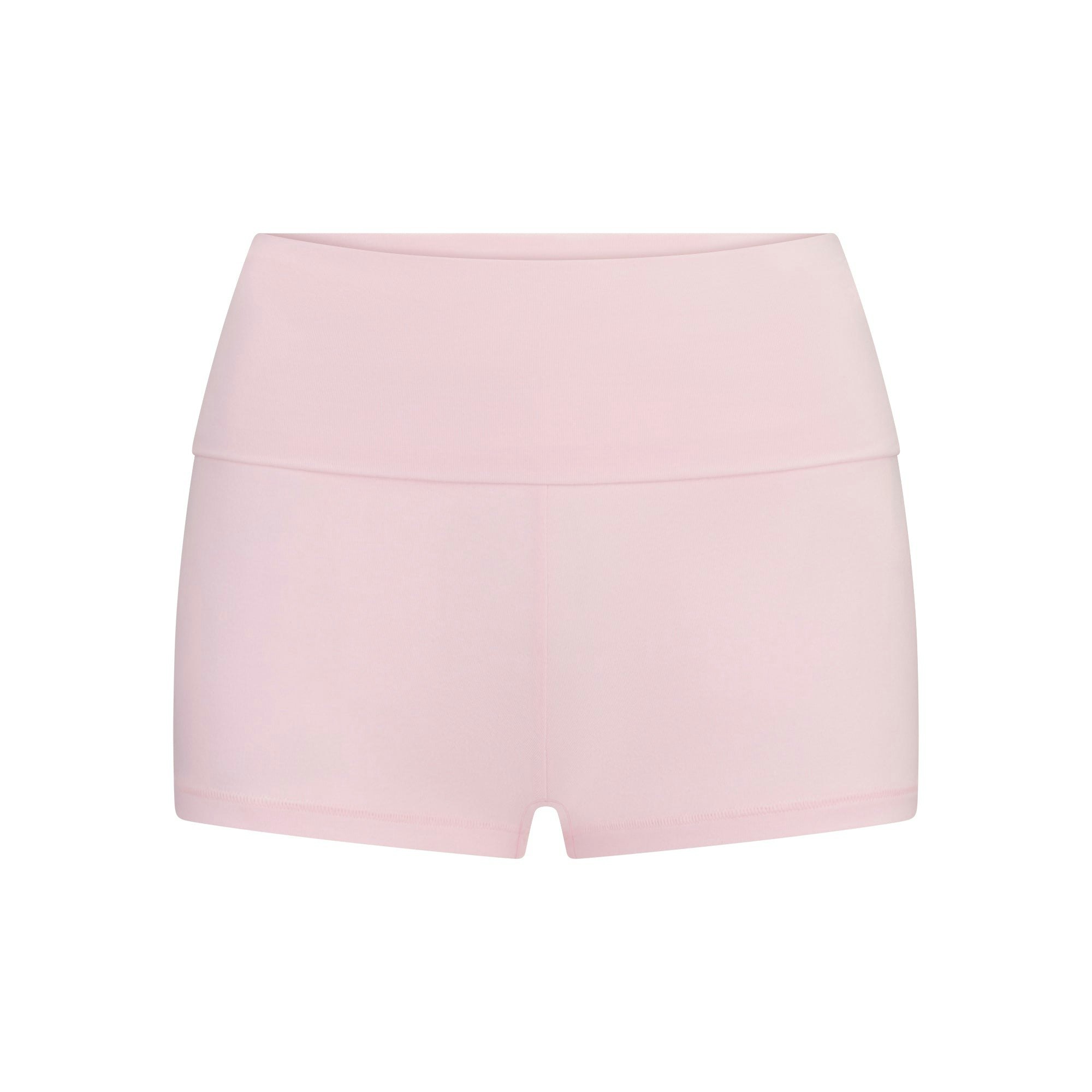 COTTON JERSEY FOLDOVER SHORT - CHERRY BLOSSOM - image 5