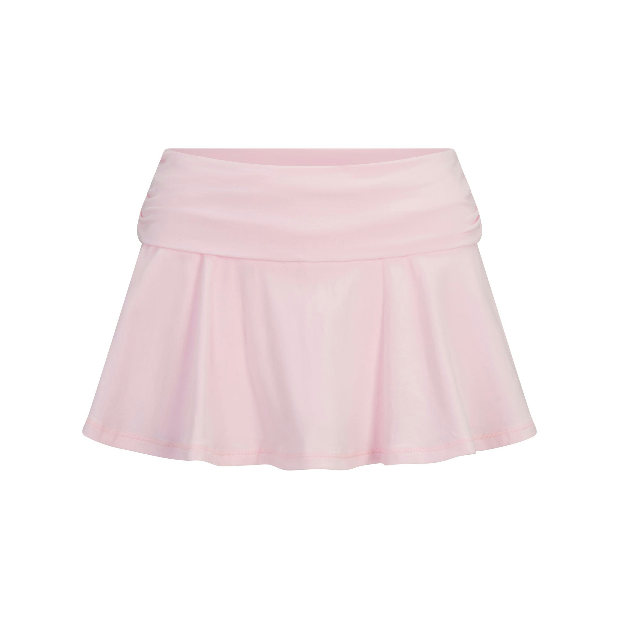 COTTON JERSEY FOLDOVER MINI SKORT - CHERRY BLOSSOM - image 4