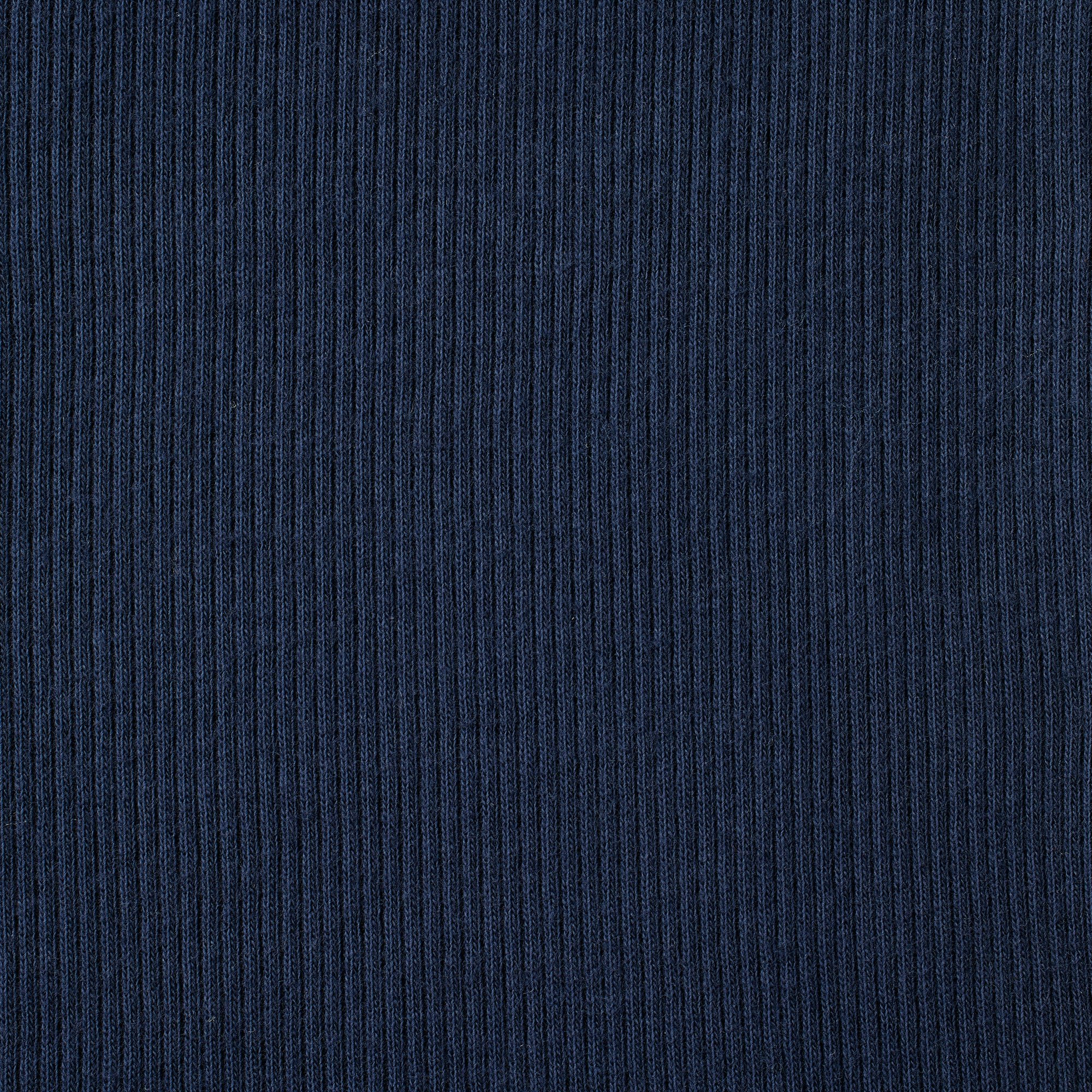 COTTON RIB LOOSE SHORT - NAVY - image 5