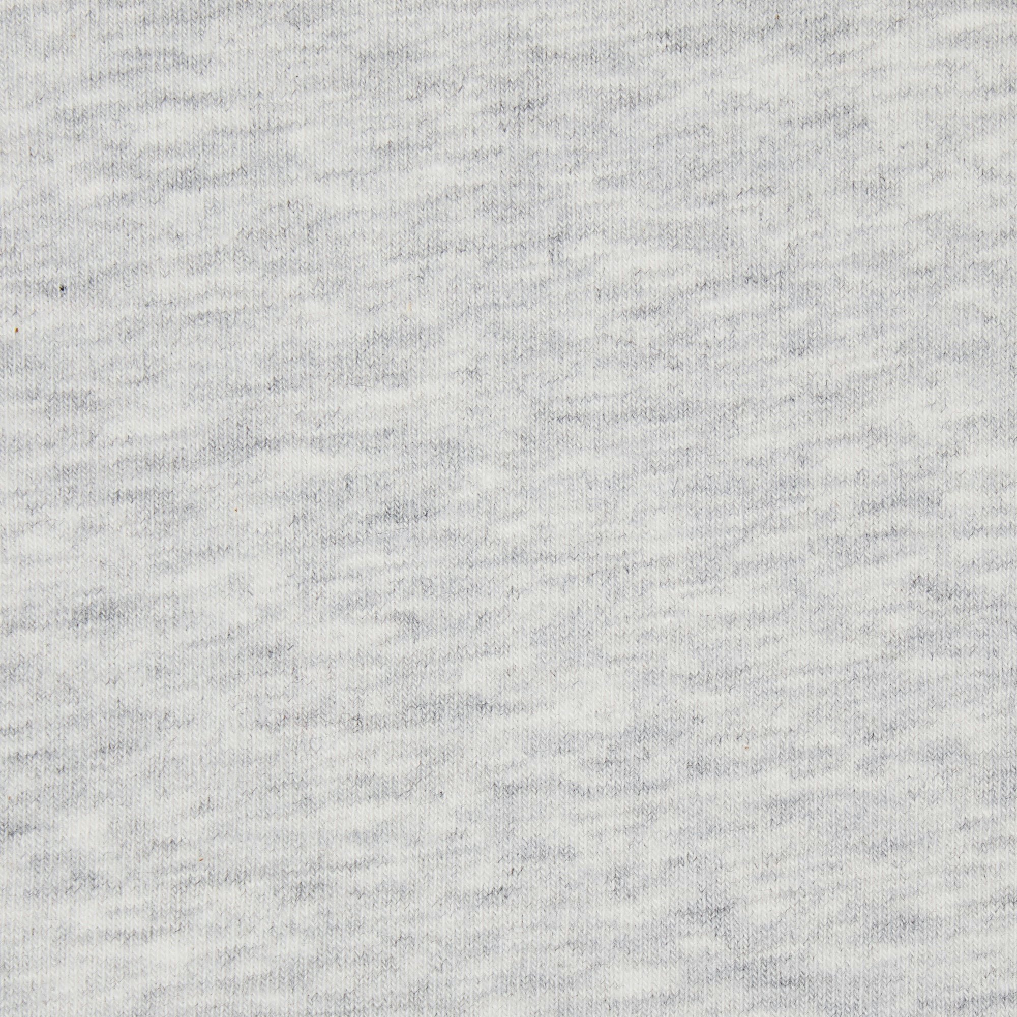 COTTON JERSEY SCOOP NECK LONG SLEEVE TOP - LIGHT HEATHER GREY - image 4
