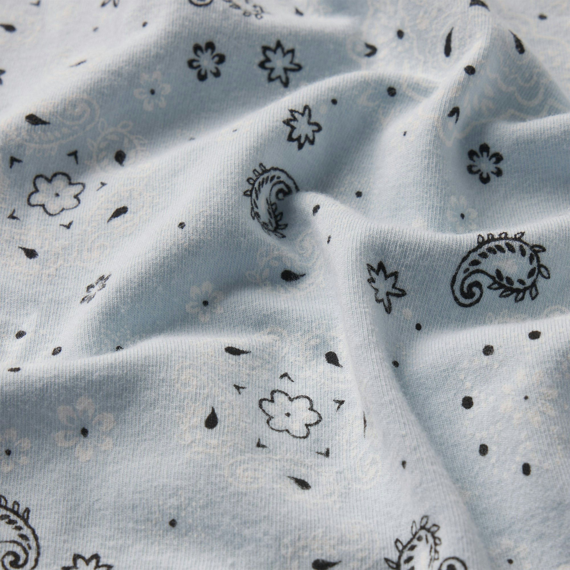 COTTON JERSEY T-SHIRT - POWDER BLUE BANDANA - image 23