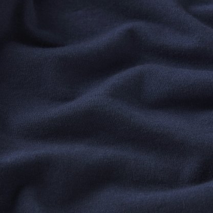 COTTON JERSEY MATERNITY FOLDOVER PANT - NAVY - image 4