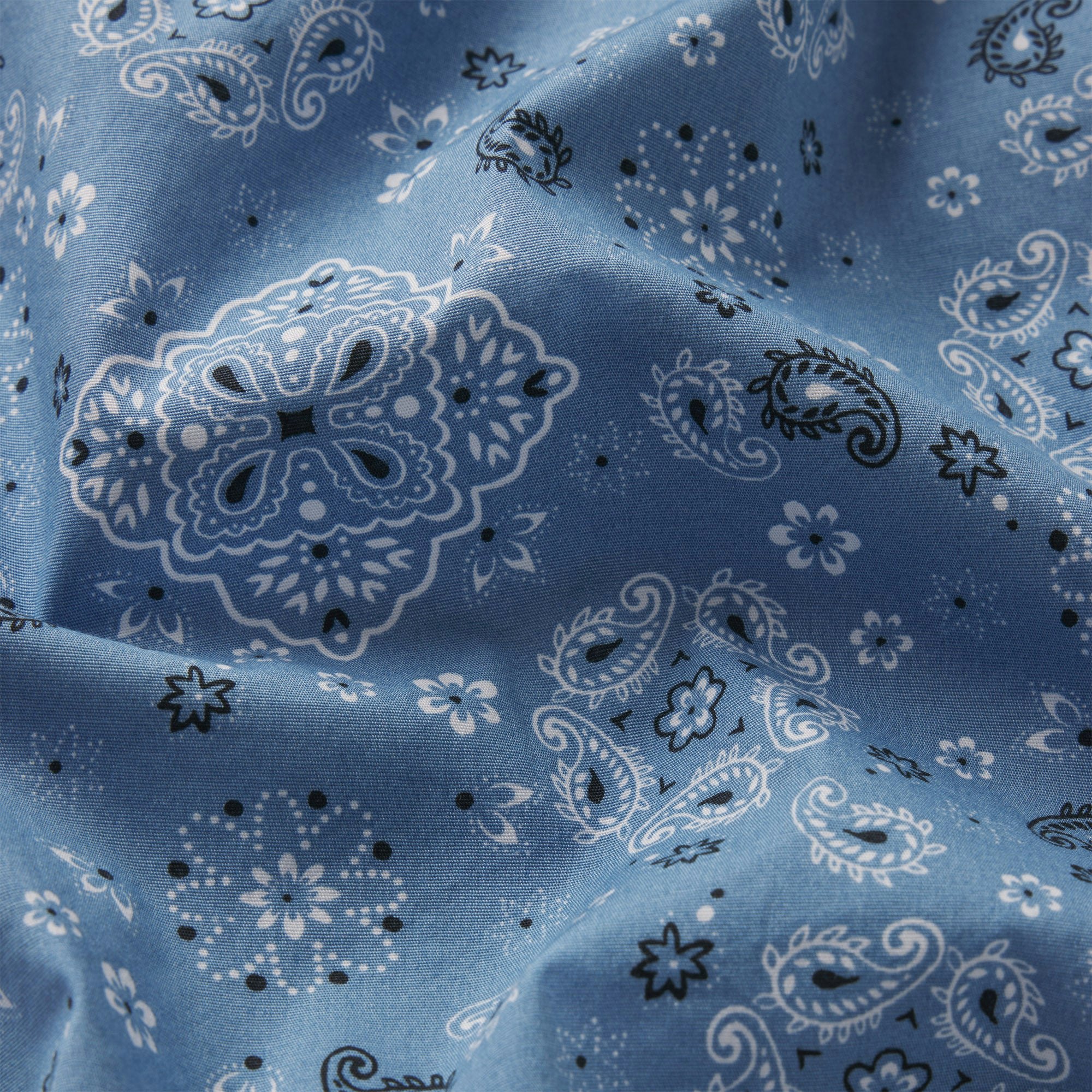 COTTON POPLIN BOXER SLEEP SET - ARCTIC SNOW BANDANA - image 4