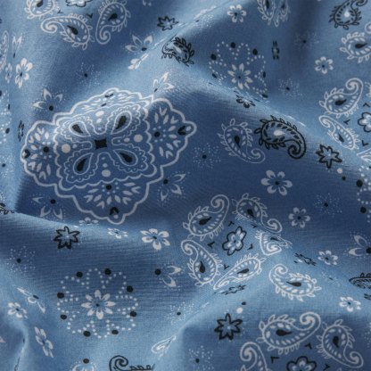 COTTON POPLIN BOXER SLEEP SET - ARCTIC SNOW BANDANA - image 4