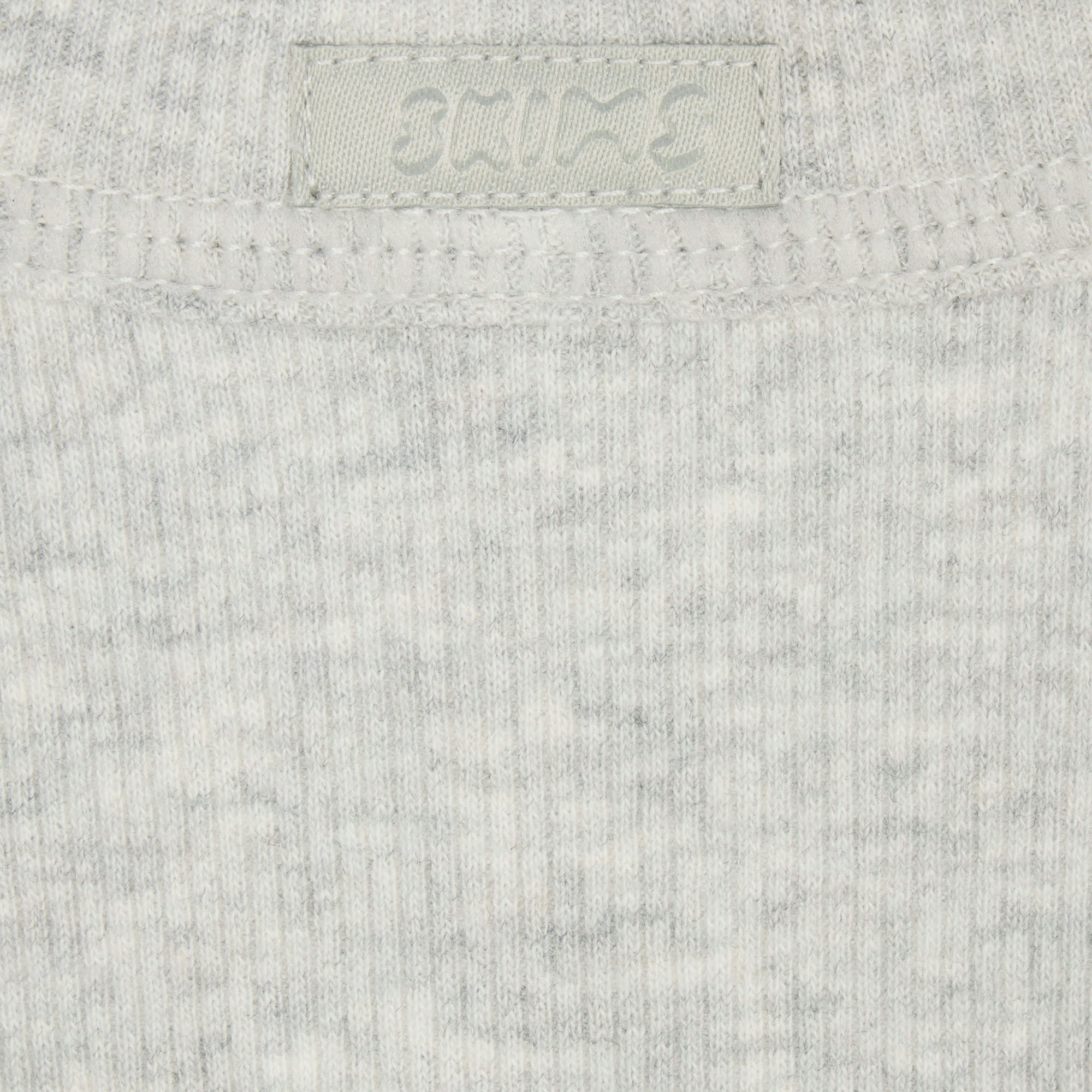 COTTON RIB SCOOP NECK TANK - LIGHT HEATHER GREY - image 4