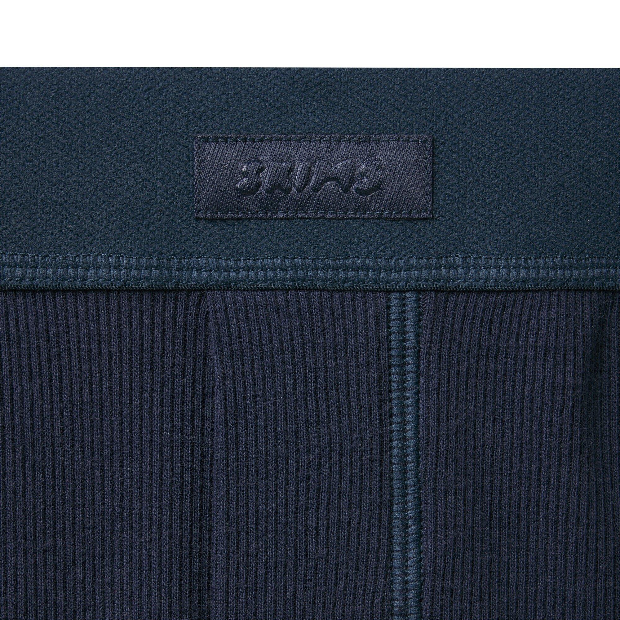 COTTON RIB BOXER - NAVY