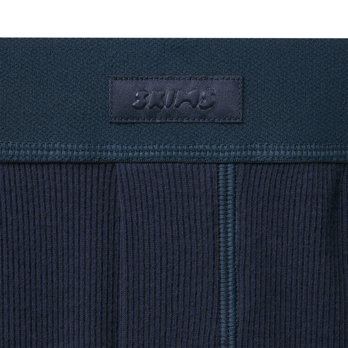COTTON RIB BOXER - NAVY
