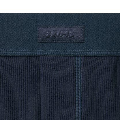 COTTON RIB BOXER - NAVY