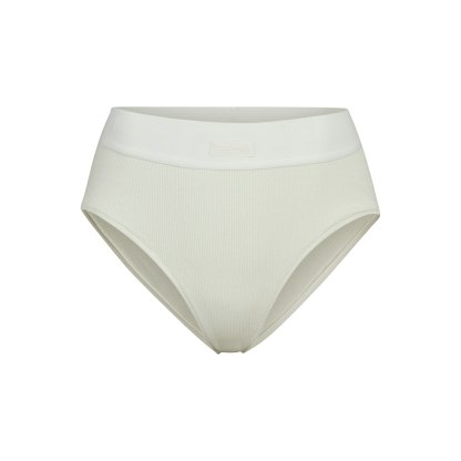 COTTON RIB BRIEF - BONE