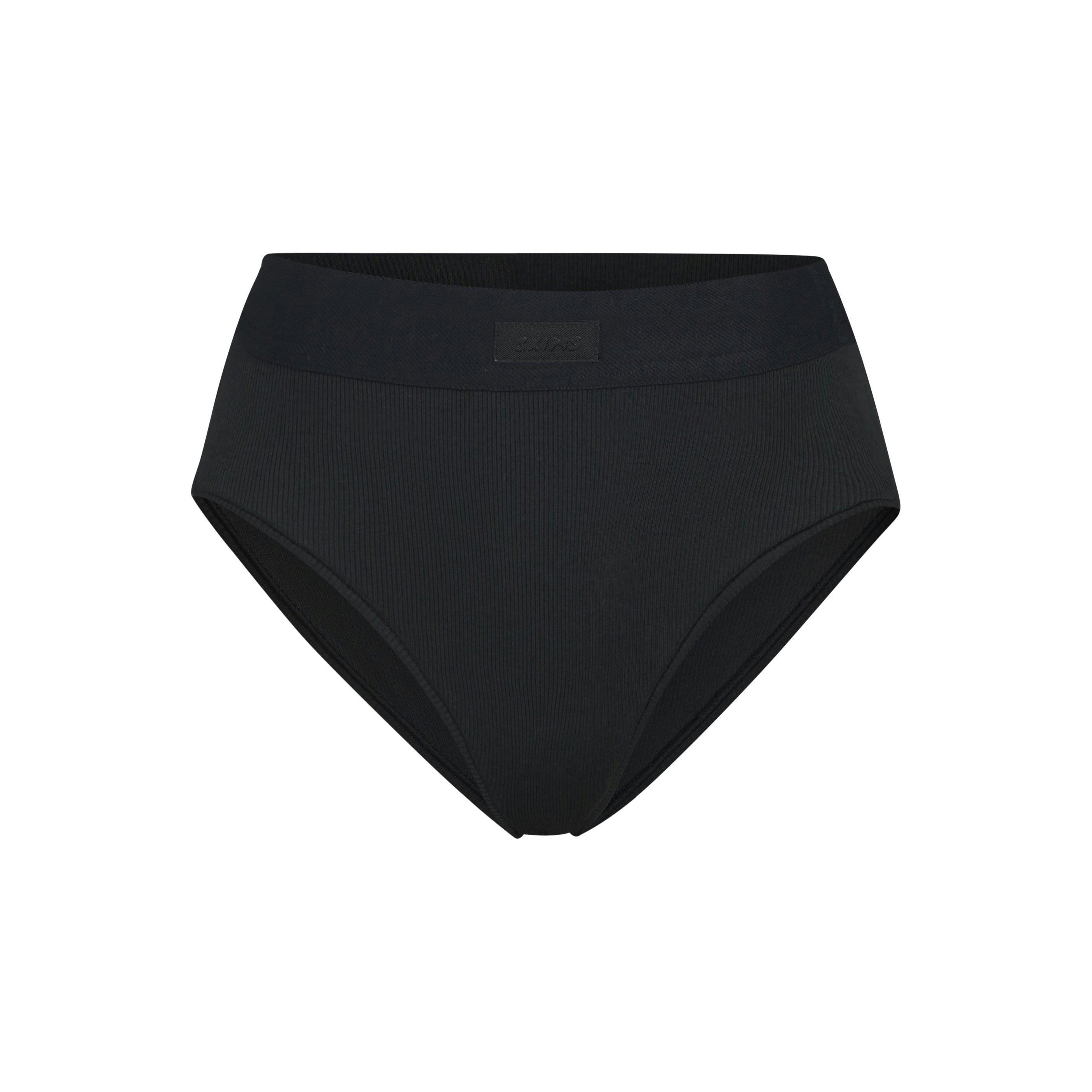 COTTON RIB BRIEF - SOOT