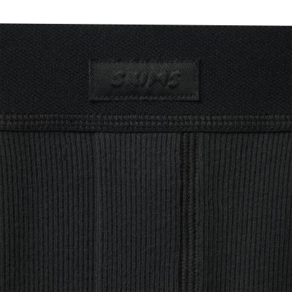 COTTON RIB LOOSE BOXER - SOOT - image 4