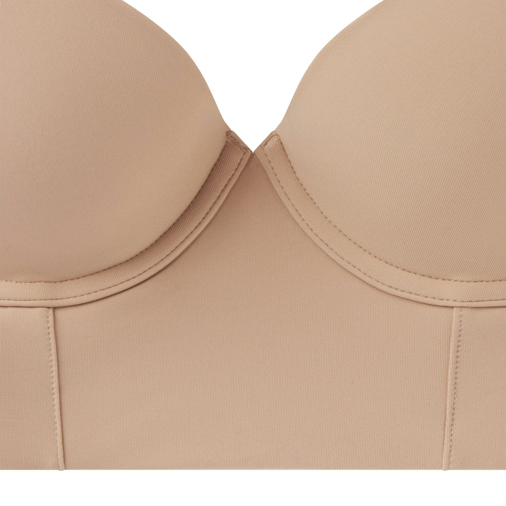 FITS EVERYBODY LOW BACK LONGLINE BRA - CLAY - image 9