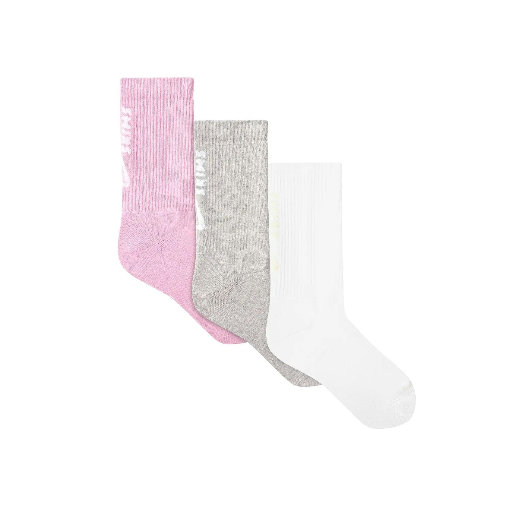 NikeSKIMS ACCESSORIES DRI-FIT™ CREW SOCK 3-PACK - BUBBLE GUM MULTI