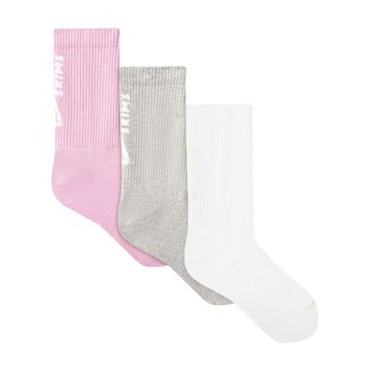 NikeSKIMS ACCESSORIES DRI-FIT™ CREW SOCK 3-PACK - BUBBLE GUM MULTI
