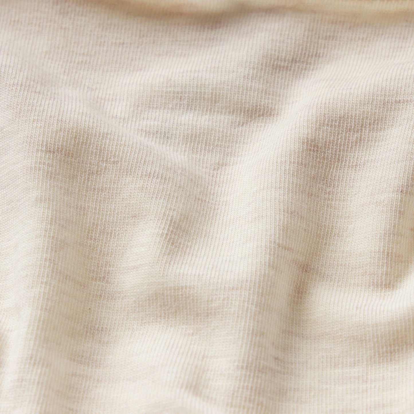 LIGHTWEIGHT COTTON STRING THONG - OATMEAL HEATHER