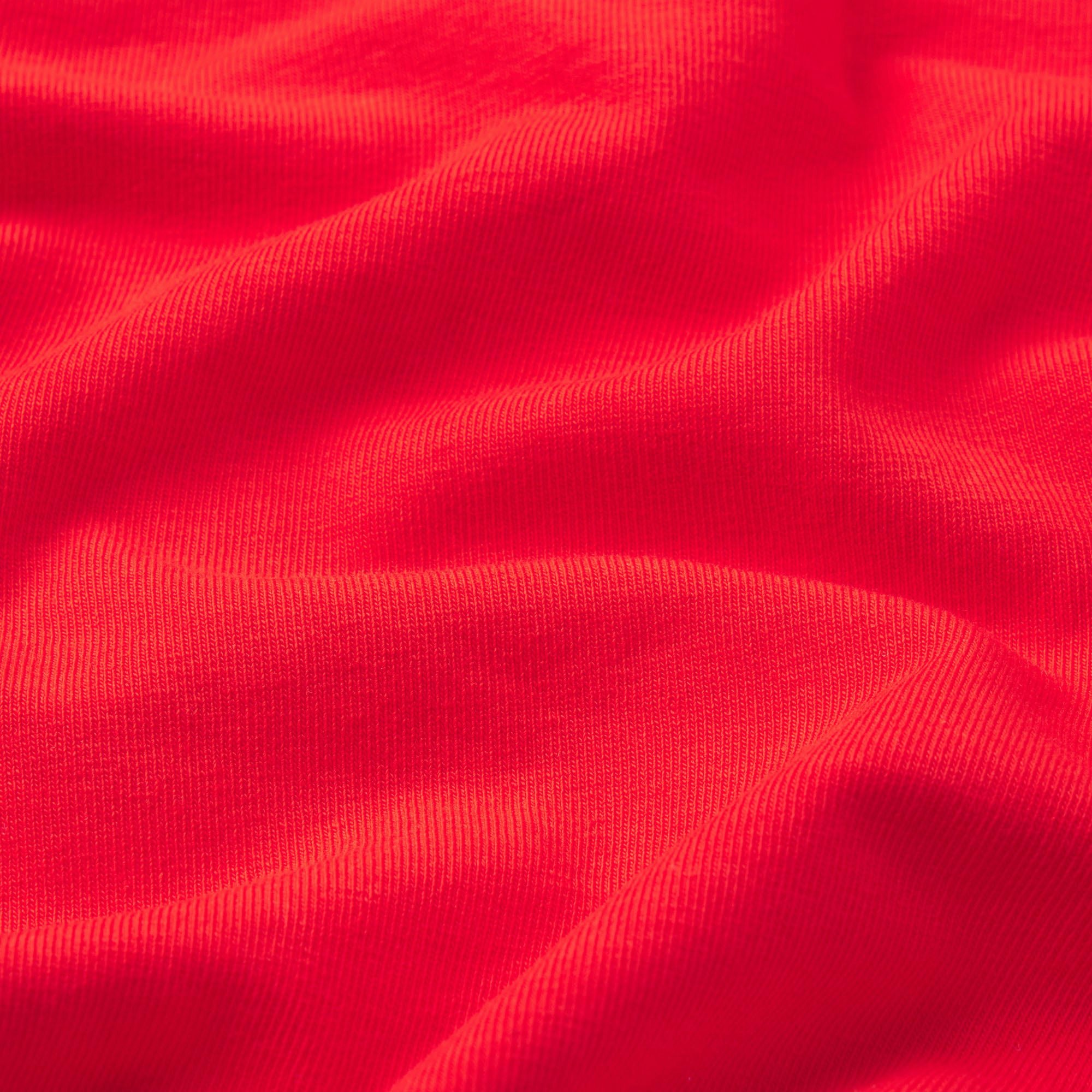 LIGHTWEIGHT COTTON LOGO PICOT STRING BIKINI - RUBY TONAL