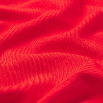 LIGHTWEIGHT COTTON LOGO PICOT STRING BIKINI - RUBY TONAL
