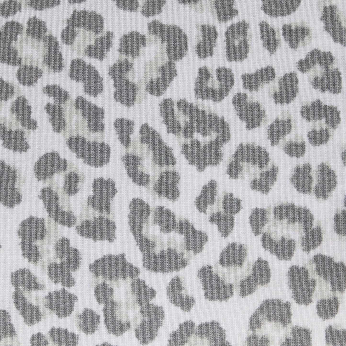 LIGHTWEIGHT COTTON LOGO PICOT HIPSTER - SNOW LEOPARD PRINT