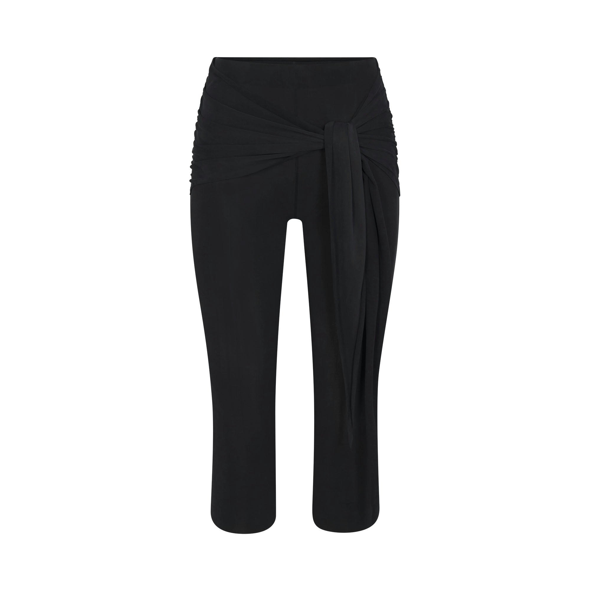 CUPRO JERSEY WRAP CAPRI - OBSIDIAN - image 18