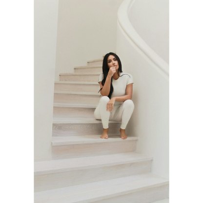 COTTON RIB LEGGING - MINERAL - image 19