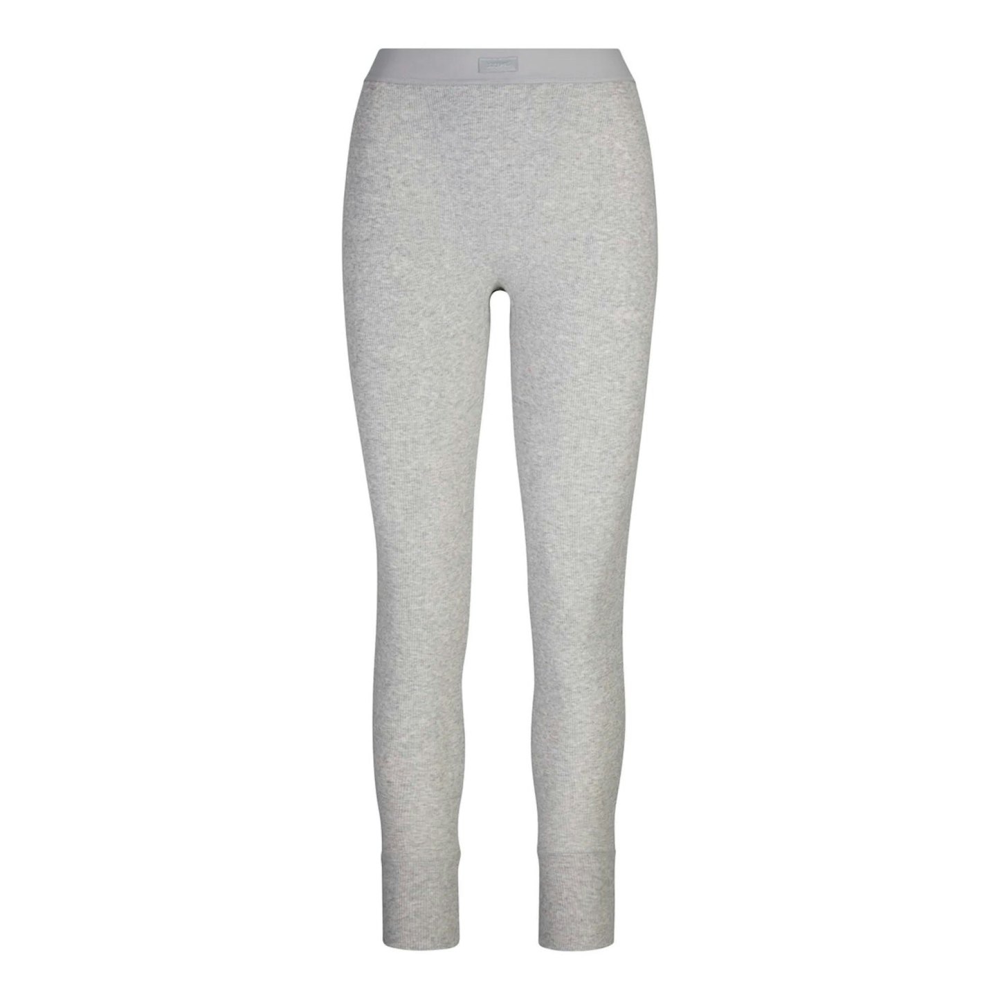 COTTON RIB LEGGING - LIGHT HEATHER GREY - image 6