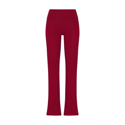 COTTON JERSEY FOLDOVER PANT - BRICK - image 18