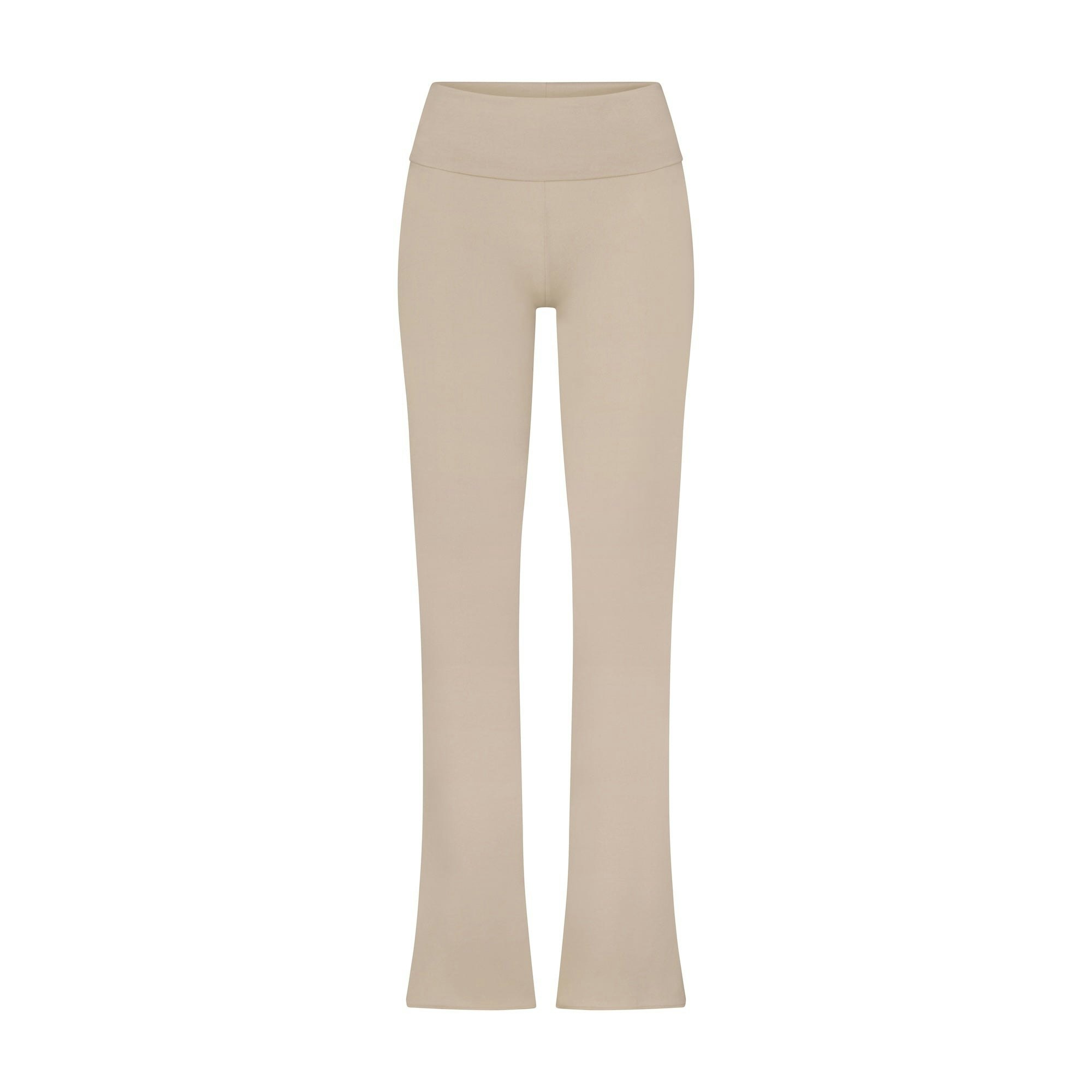 COTTON JERSEY FOLDOVER PANT - STONE - image 12