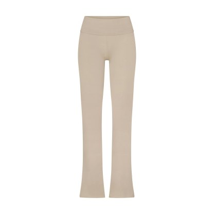 COTTON JERSEY FOLDOVER PANT - STONE - image 12