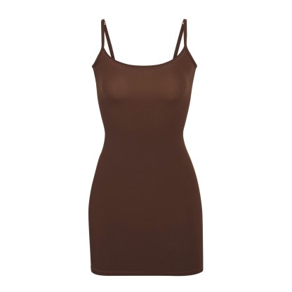 FITS EVERYBODY SLIP DRESS - COCOA - image 30