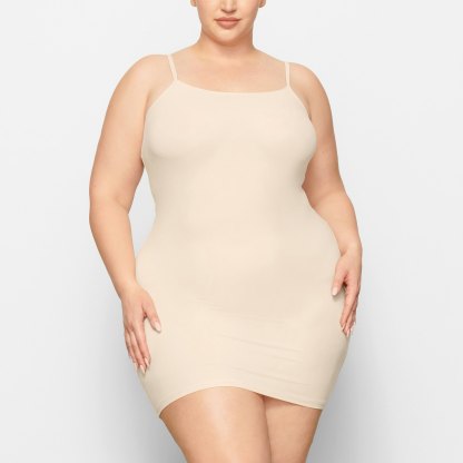 FITS EVERYBODY SLIP DRESS - SAND - image 6