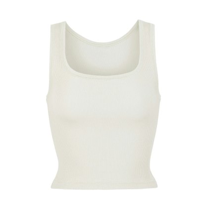 COTTON RIB TANK - BONE - image 22